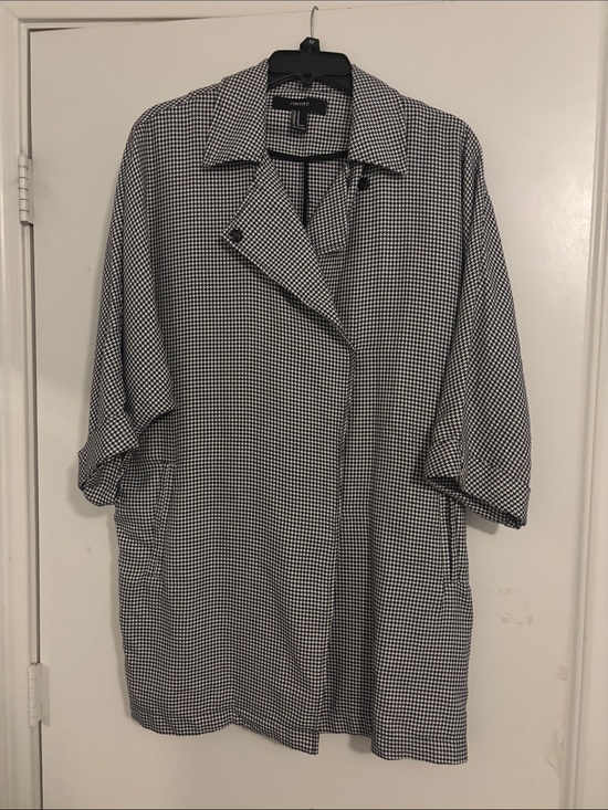 Forever 21 Jackets & Blazers - Forever 21 Black & White Houndstooth Coat